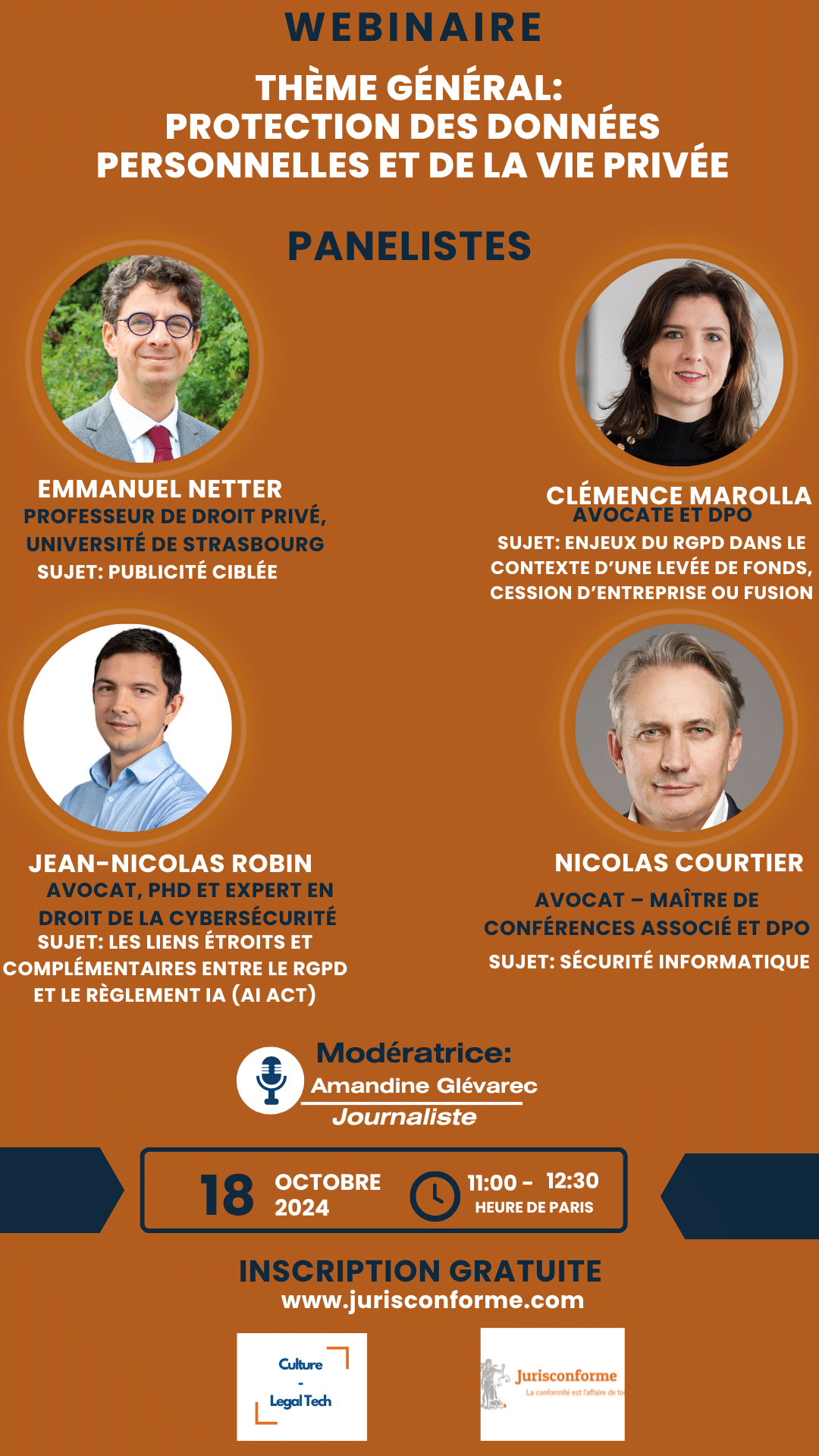 Webinaire : Protection des données personnelles et de la vie privée ...